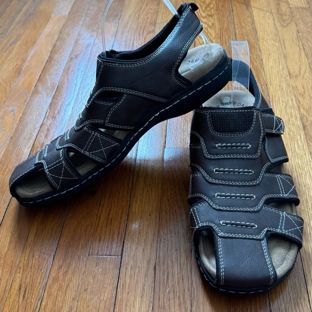 Dockers Searose Fisherman Men's Brown Sandals, size 11M outdoor Gorpcore casual